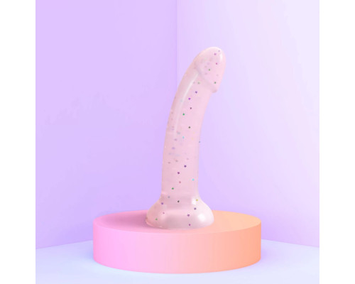 Фаллоимитатор из жидкого силикона Dildolls Starlight - 17,6 см.