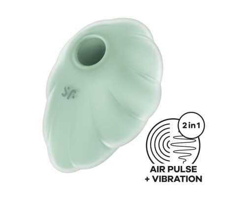 Мятный вакуум-волновой клиторальный вибростимулятор Cloud Dancer