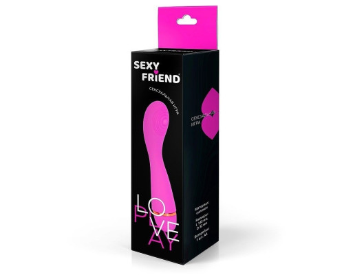 Розовый вибростимулятор для G-точки с 20 режимами вибрации - 14 см.