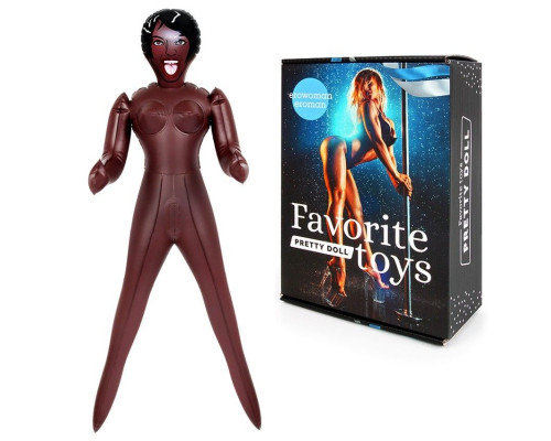 Темнокожая секс-кукла Шарлиз с 3 рабочими отверстиями