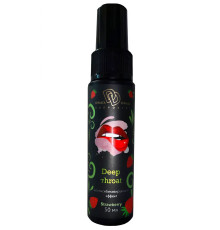 Спрей для горла Deep Throat с десенсибилизирующим эффектом и вкусом клубники - 50 мл.