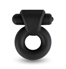 Черное эрекционное виброкольцо Rooster Travis