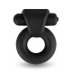 Черное эрекционное виброкольцо Rooster Travis