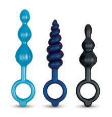 Набор из 3 силиконовых анальных стимуляторов Beaded Butties Bundle