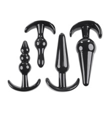 Набор из 4 анальных пробок-якорей Intro To Plugs