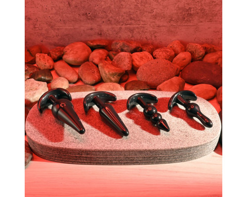 Набор из 4 анальных пробок-якорей Intro To Plugs