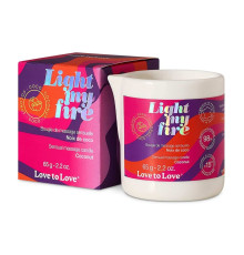 Массажная свеча Light My Fire Coconut с ароматом кокоса - 65 гр.