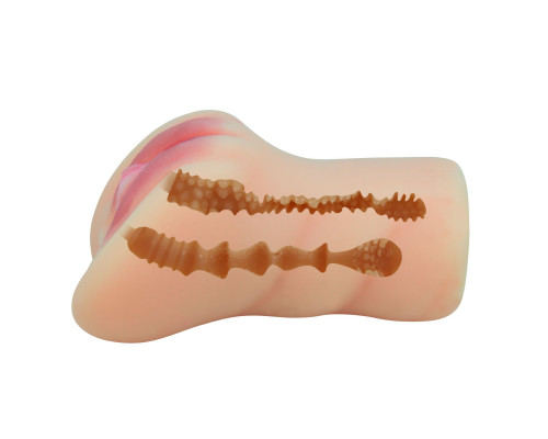 Телесный мастурбатор-вагина Caroline