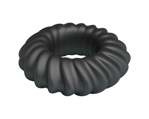 Черное эрекционное кольцо Fitz