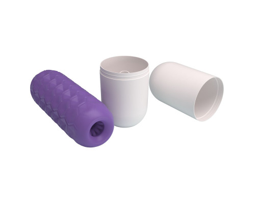 Фиолетовый мастурбатор Venus-X Twin balls