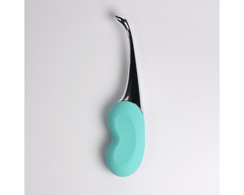 Бирюзовый клиторальный вибростимулятор Youvic