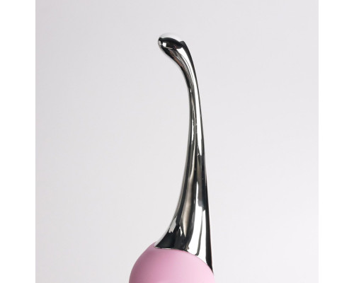 Розовый клиторальный вибростимулятор Youvic