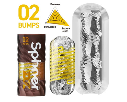 Мастурбатор Tenga Spinner DX 02 Bumps