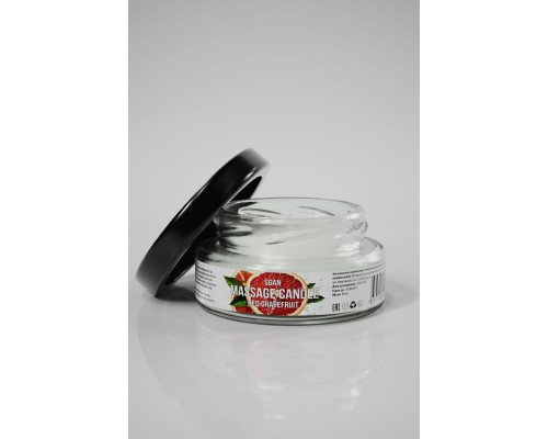 Массажная свеча «Красный грейпфрут» - 50 мл.