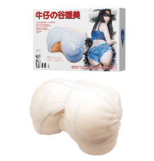 Мастурбатор-попка с двойной вибрацией и двумя входами