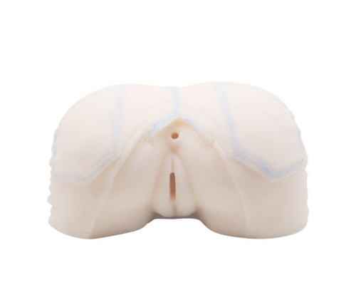 Мастурбатор-попка с двойной вибрацией и двумя входами