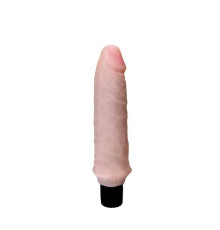 Вибратор телесного цвета  Realistic Cock Vibe - 15,5 см.
