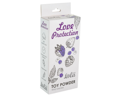 Пудра для игрушек Love Protection с ароматом лесных ягод - 30 гр.