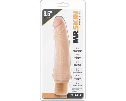 Телесный вибратор Cock Vibe 7 - 21,6 см.