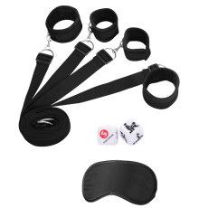 Черный игровой набор БДСМ Under The bed Binding Restraint Kit