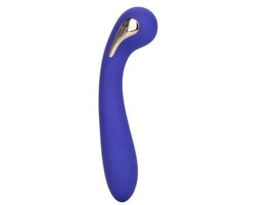 Фиолетовый вибромассажер с электростимуляцией Intimate Estim Petite G Wand - 19 см.