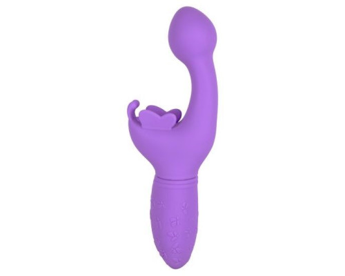 Фиолетовый вибратор-кролик Rechargeable Butterfly Kiss