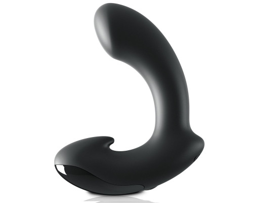 Черный вибромассажер простаты Ultimate Silicone P-Spot Massager