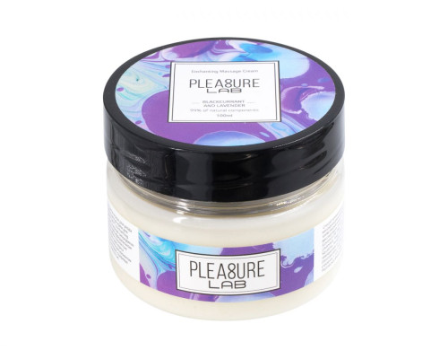 Массажный крем Pleasure Lab Enchanting с ароматом черной смородины и лаванды - 100 мл.