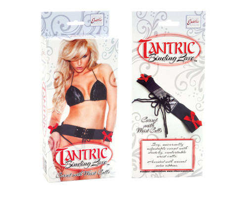 Фиксация рук к телу Tantric Binding Love Corset with Wrist Cuffs