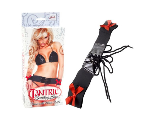 Фиксация рук к телу Tantric Binding Love Corset with Wrist Cuffs