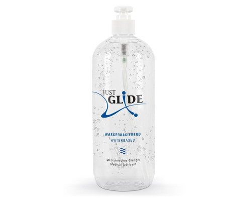 Гель-смазка на водной основе Just Glide Waterbased - 1000 мл.