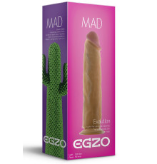 Телесный фаллоимитатор без мошонки Mad Cactus - 23 см.