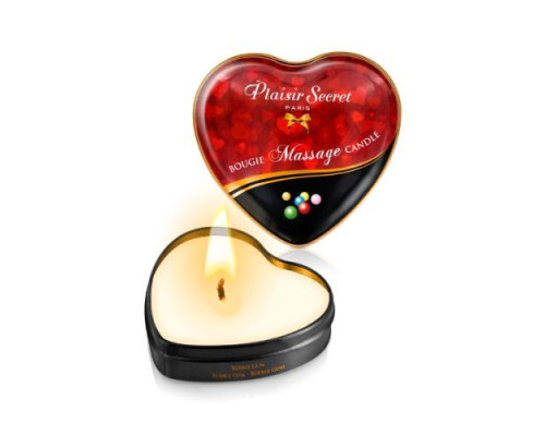 Массажная свеча с ароматом бубль-гума Bougie Massage Candle - 35 мл.