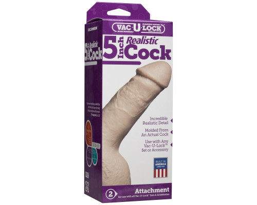 Насадка-реалистик для трусиков Vac-U-Lock 5  Realistic - 12,7 см.