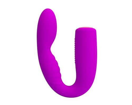 Лиловый гнущийся вибромассажер Quintion - 14 см.