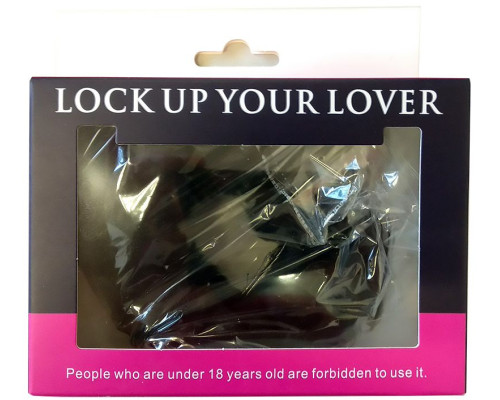 Черные меховые наручники Love с ключиками