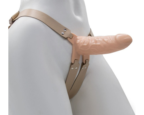 Телесный мужской парапротез MEN STYLE - 15 см.