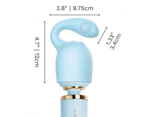 Голубая насадка Glider для массажера le Wand
