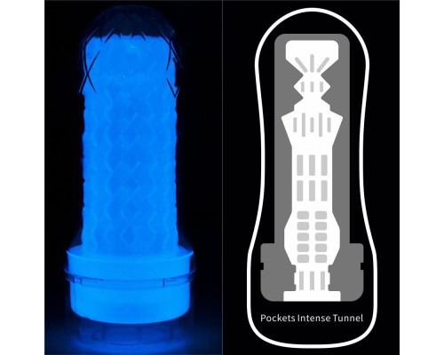 Светящийся в темноте мастурбатор Lumino Play Masturbator Pocketed