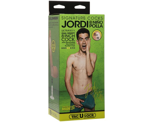 Телесный фаллоимитатор Jordi El Niño Polla со съемной присоской - 21 см.