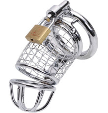 Серебристый сетчатый пояс верности с замочком