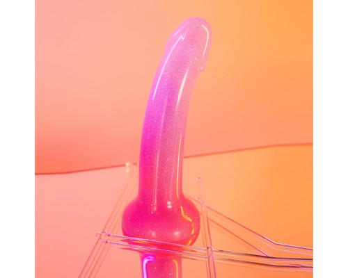 Фаллоимитатор из жидкого силикона Dildolls Sunrise - 17,6 см.