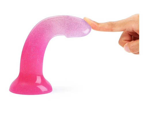 Фаллоимитатор из жидкого силикона Dildolls Sunrise - 17,6 см.