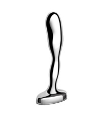 Стальной стимулятор простаты Stainless Steel Prostate Plug - 11,5 см.
