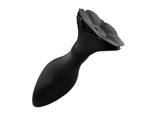 Черный анальный вибромассажер Morning Glory RСT - 12,8 см.