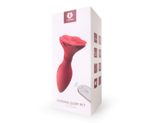 Черный анальный вибромассажер Morning Glory RСT - 12,8 см.