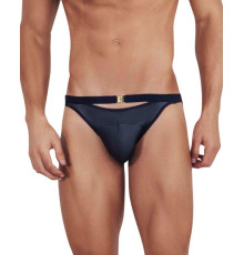 Черные мужские трусы-брифы с декоративным пояском Misty Brief