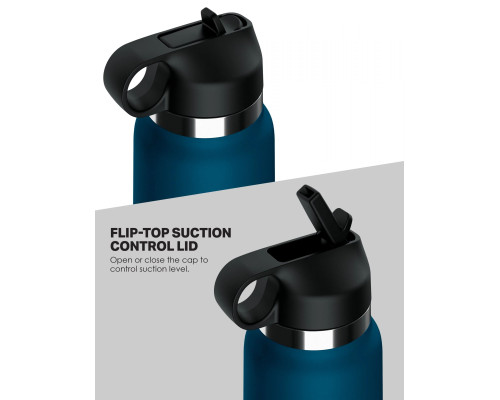 Мастурбатор-вагина в синей колбе F*ck Flask