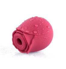 Красный вакуумный стимулятор Rose