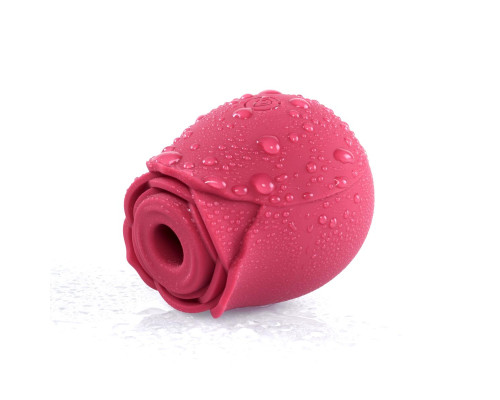 Красный вакуумный стимулятор Rose